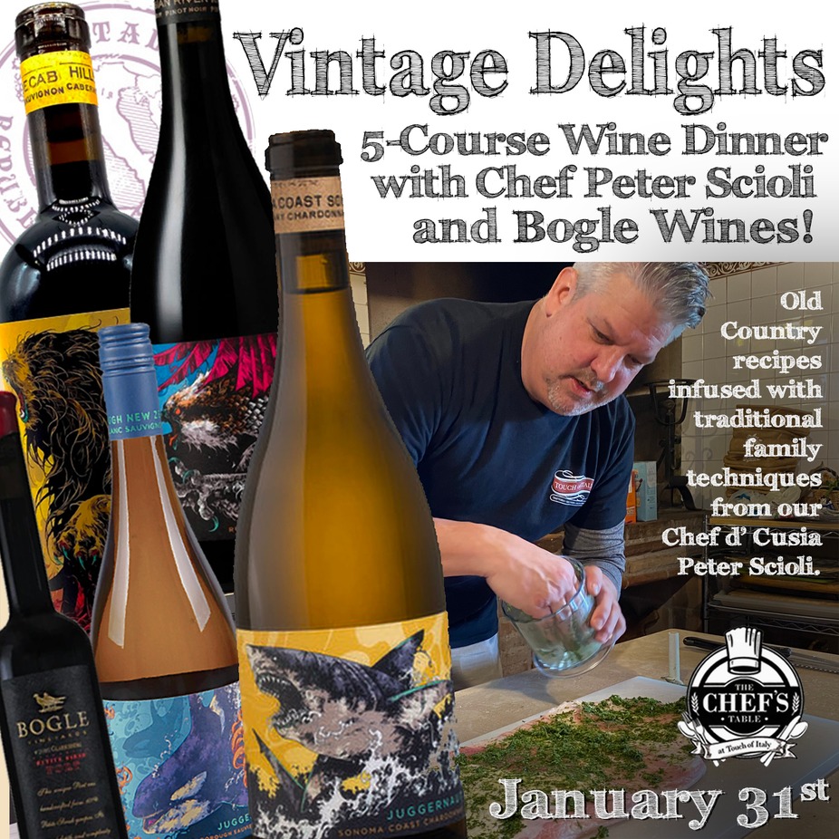 Vintage Delights 5-Course Wine Dinner with Peter Todd Scioli event photo