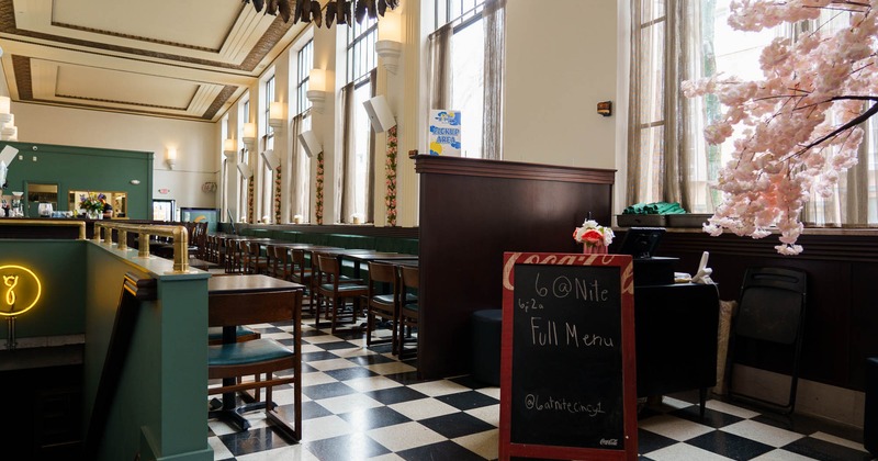 Interior, seating area