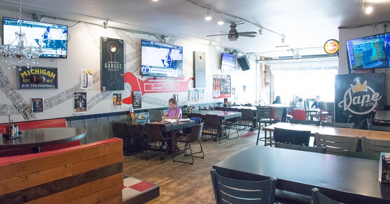 Interior space, dining area