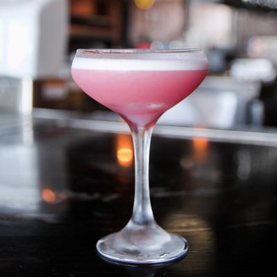 The Huckleberry Sour cocktail.