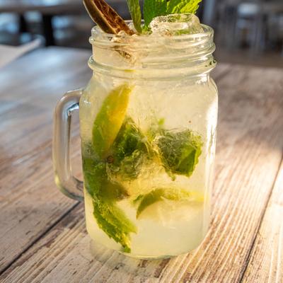A served Mojito.