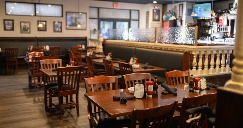 Tables ready for guests