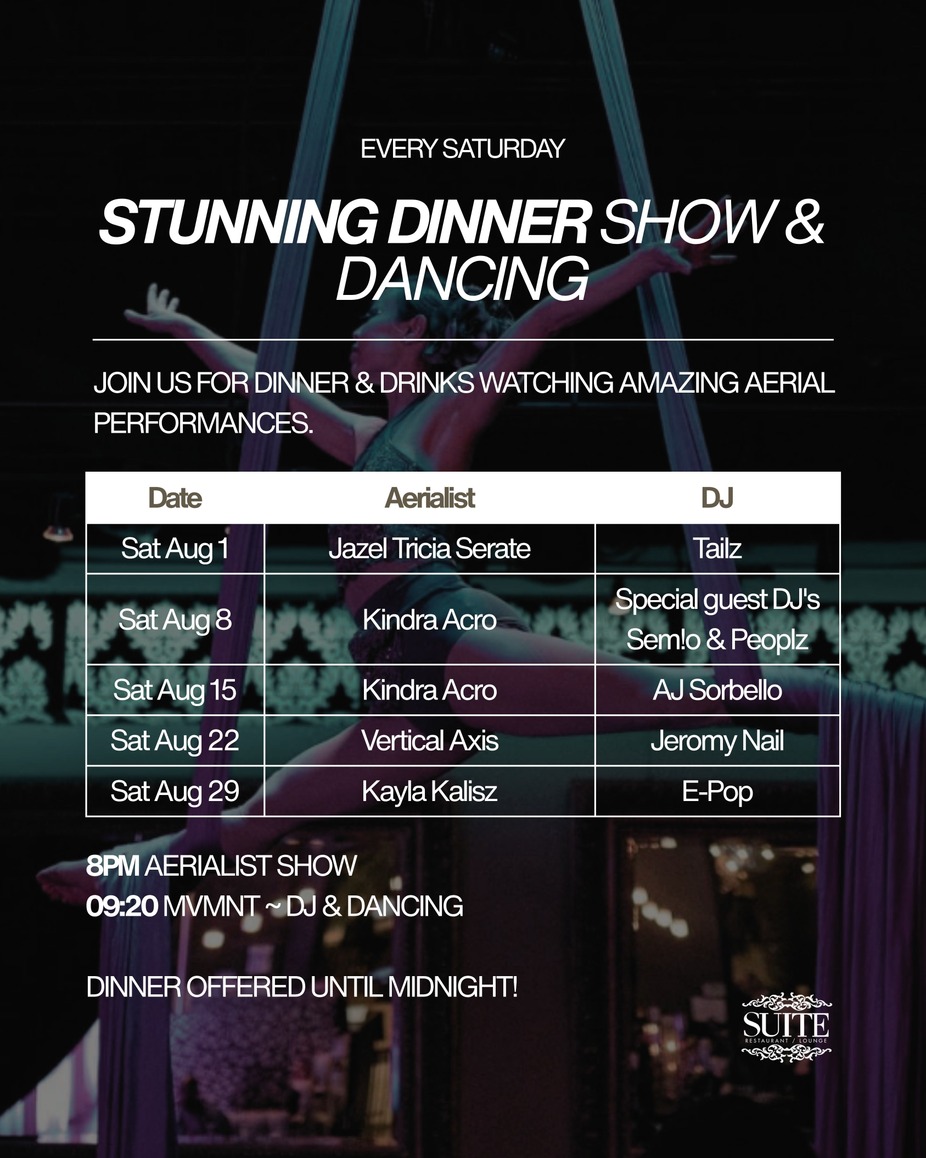 Dinner Show and Dancing every Saturday event photo