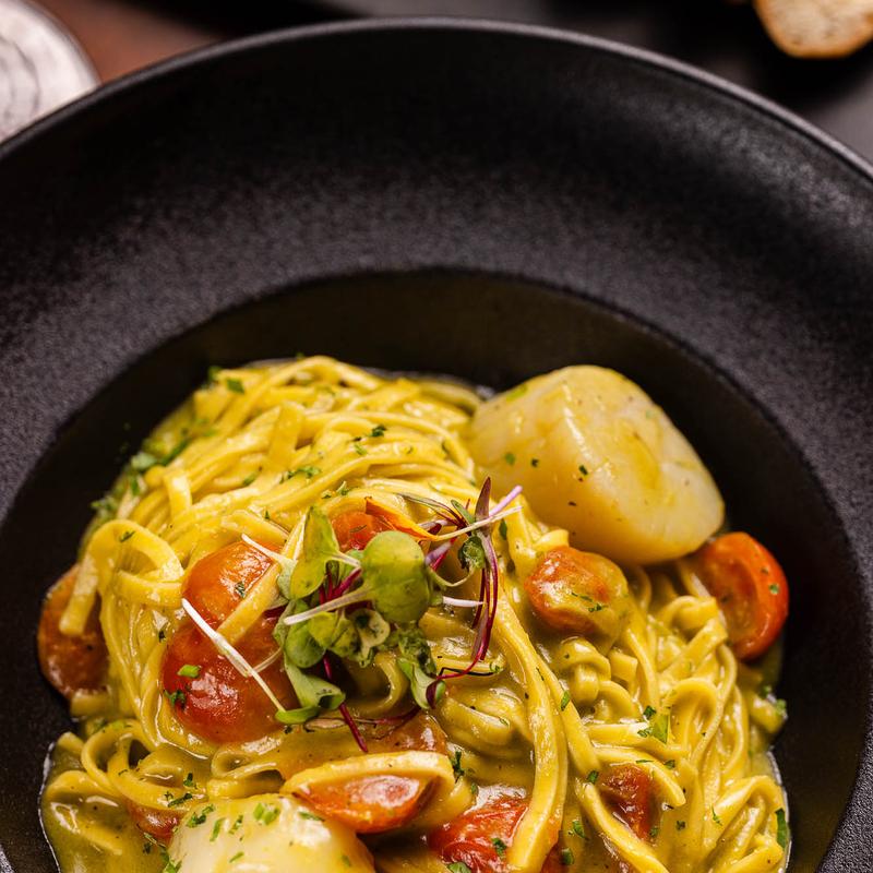 Tagliolini with Scallops photo