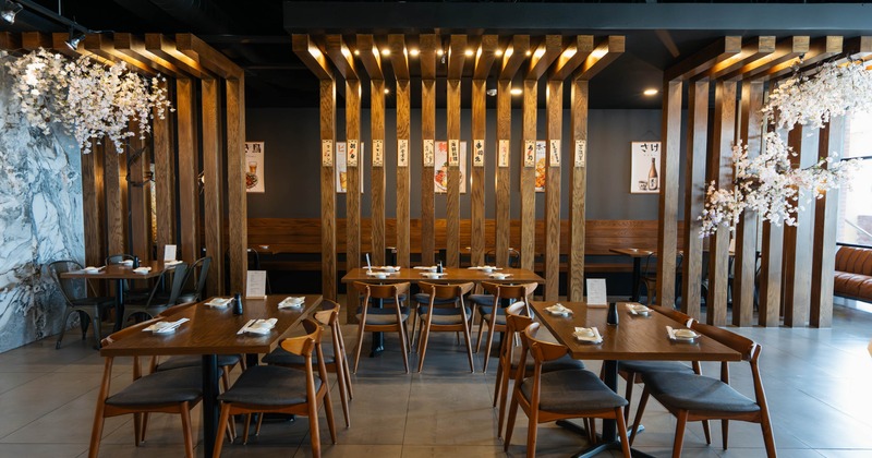 Interior, main dining area