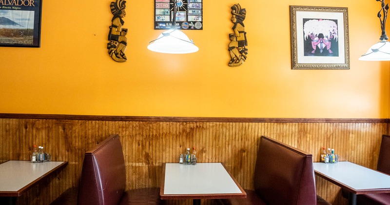 Interior, dining booth