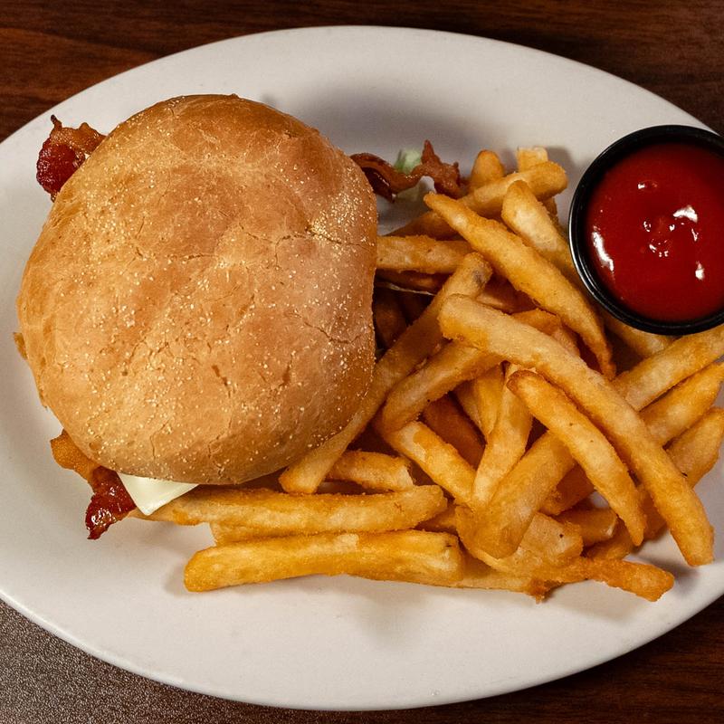 menu item 9 of 10, Cheeseburger with Fries