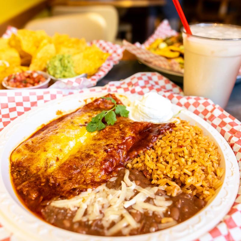 menu item 8 of 10, Enchilada Plate