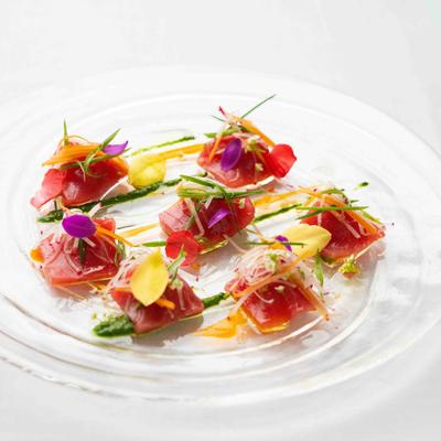 Tuna Carpaccio.