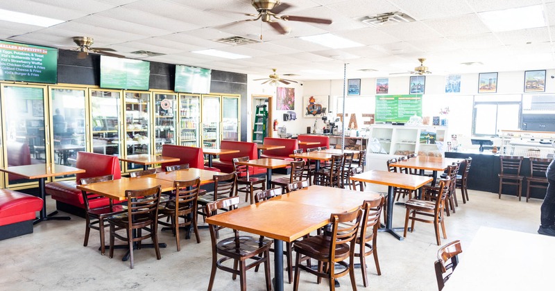 Interior, view of dining area