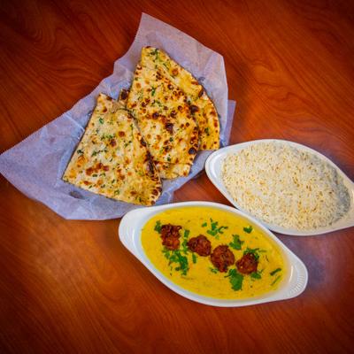 Punjabi kadhi pakora.