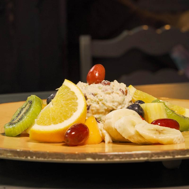Fresh Fruit & Chicken Salad Platter photo