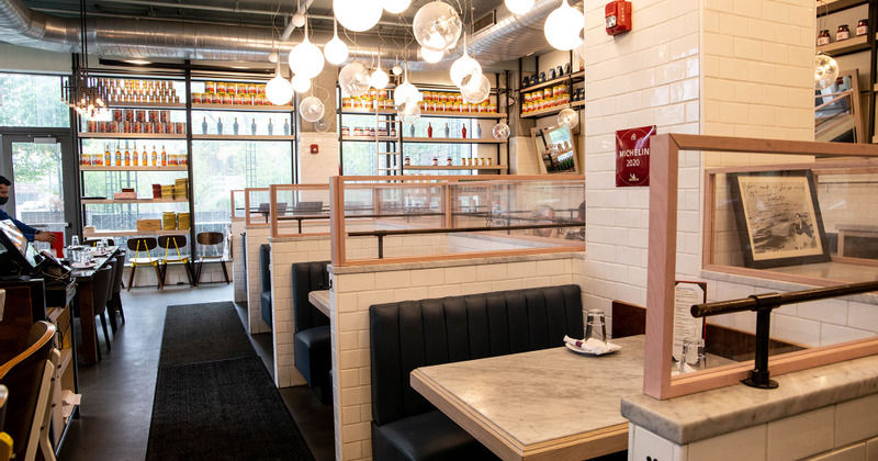 Tables ready for guests