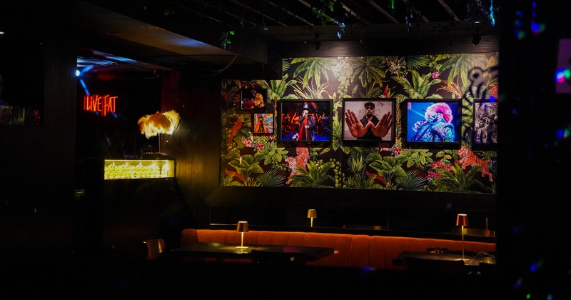 Stylish and cozy seating area interior space