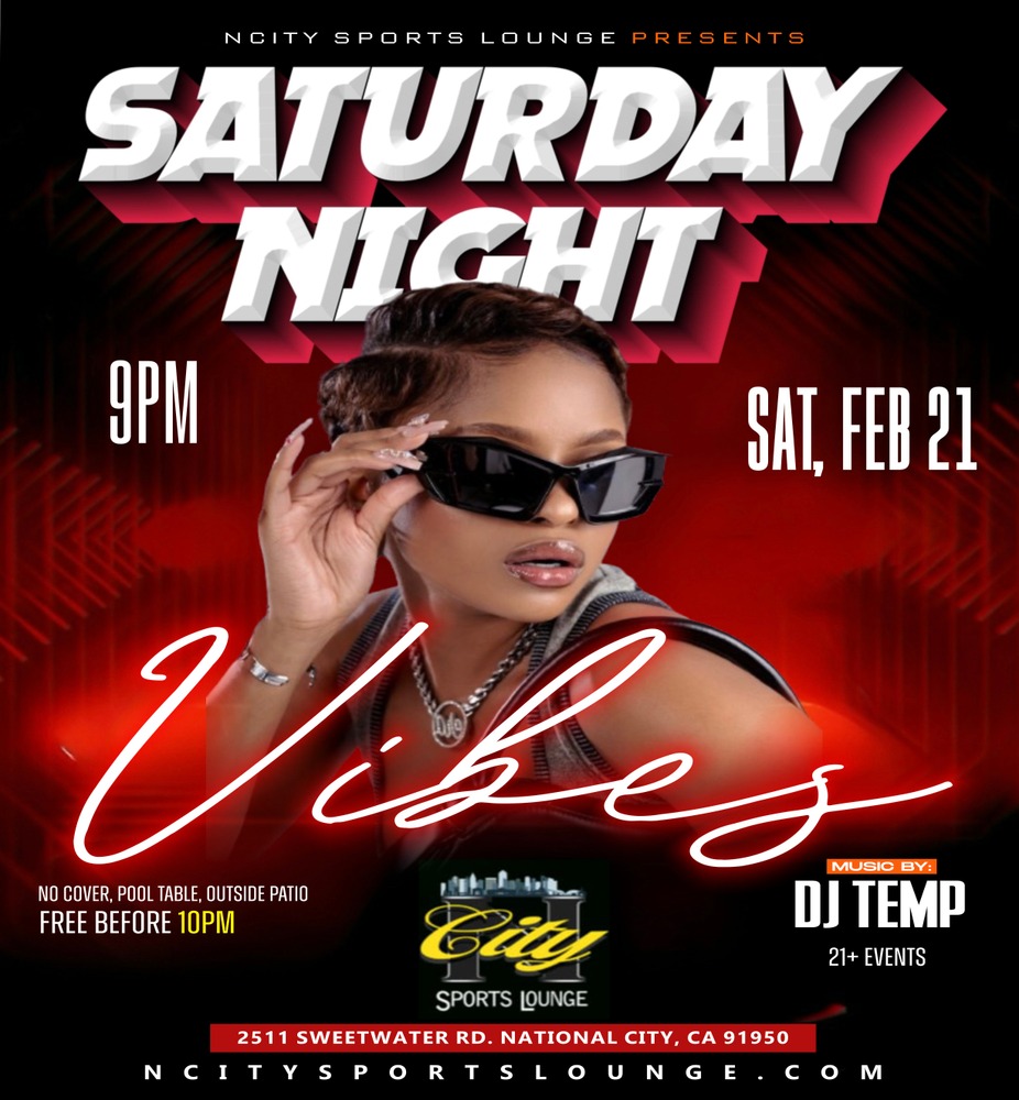 SATURDAY NIGHT VIBES WITH DJ TEMP!!! event photo