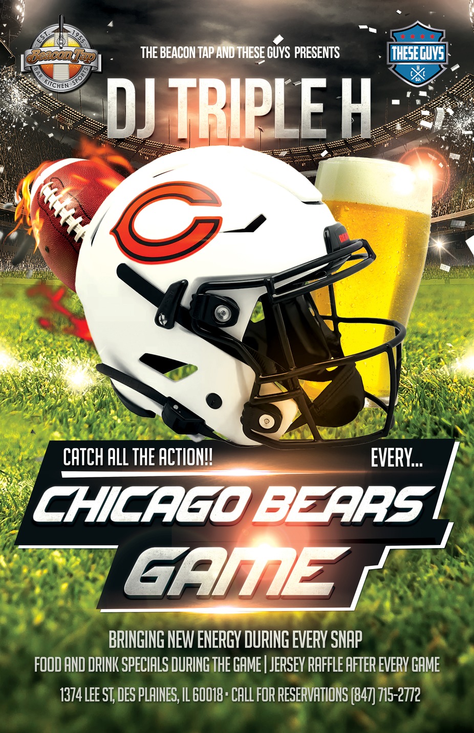 DJ TRIPPLE H - CHICAGO BEARS GAME event photo