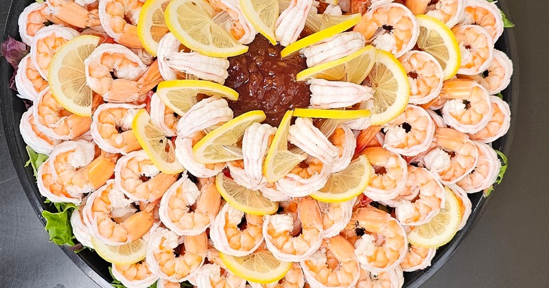 Large shrimp platter
