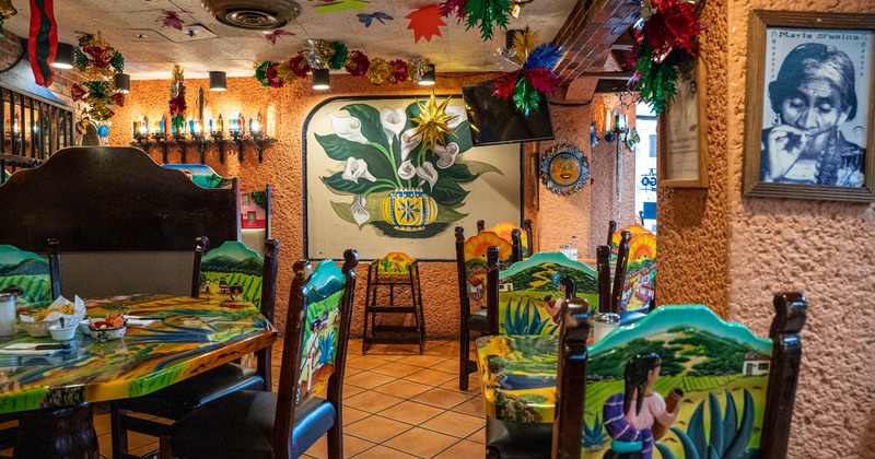 Interior, dining area