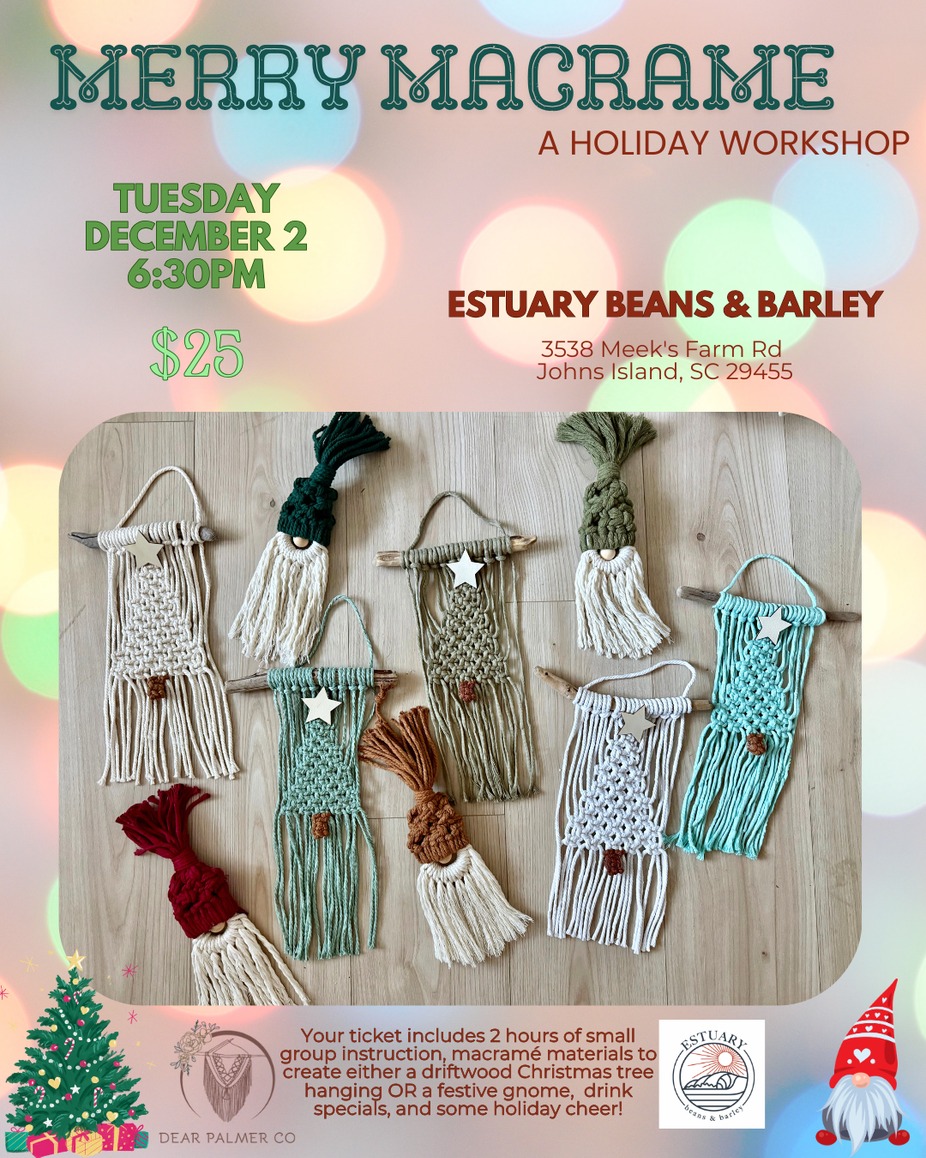 Craft Night: Merry Macrame event photo