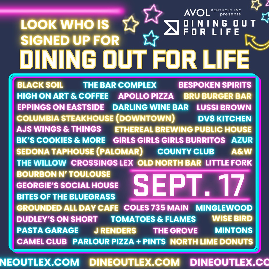 AVOL Dining Out For Life event photo