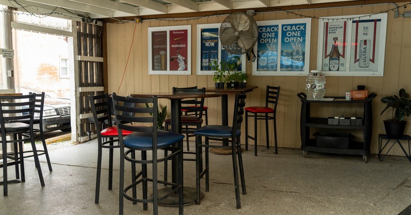 Interior, dining area