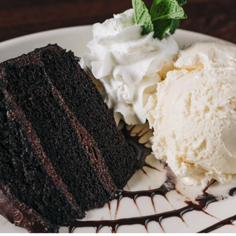 Chocolate Layer Cake Ala Mode photo