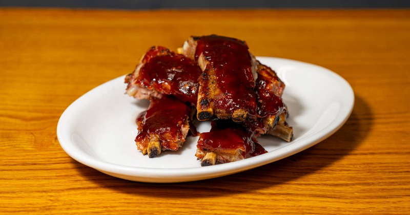Smoked BBQ ribs
