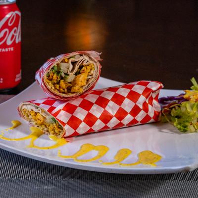 Chicken Kabab Wrap.