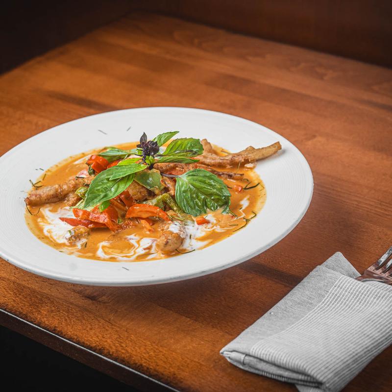 Soft Shell Crab with Panang Curry photo