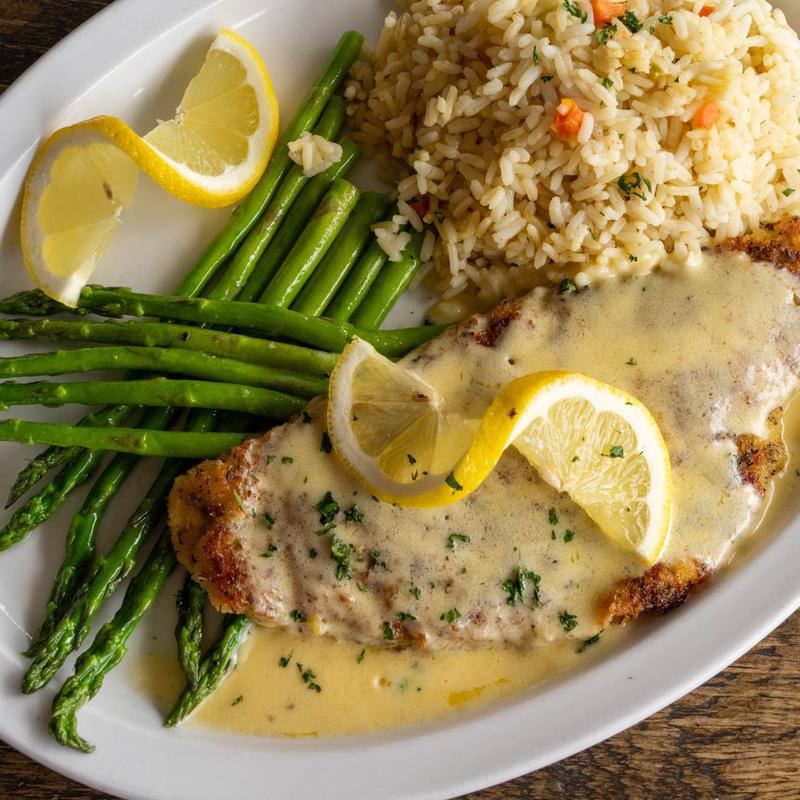 menu item 9 of 11, Parmesan Walleye