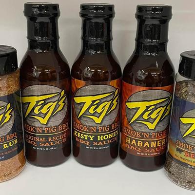 BBQ sauces and seasoning.