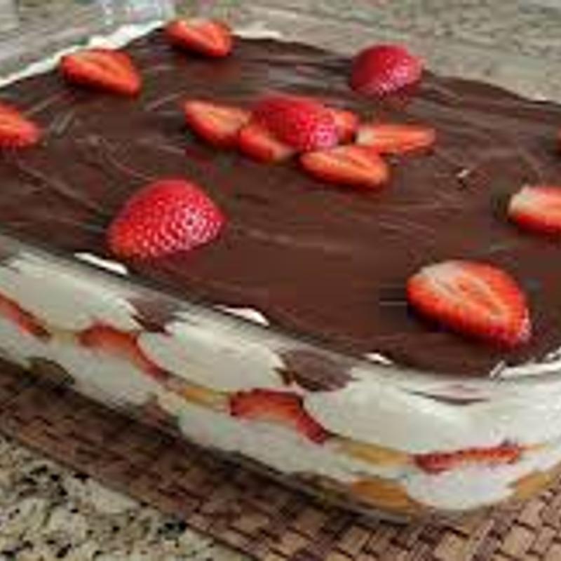 menu item 37 of 38, Brazilian Strawberry Shortcake (Pavê de Morango)