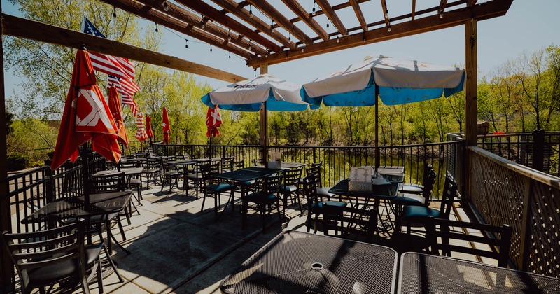 Exterior seating area