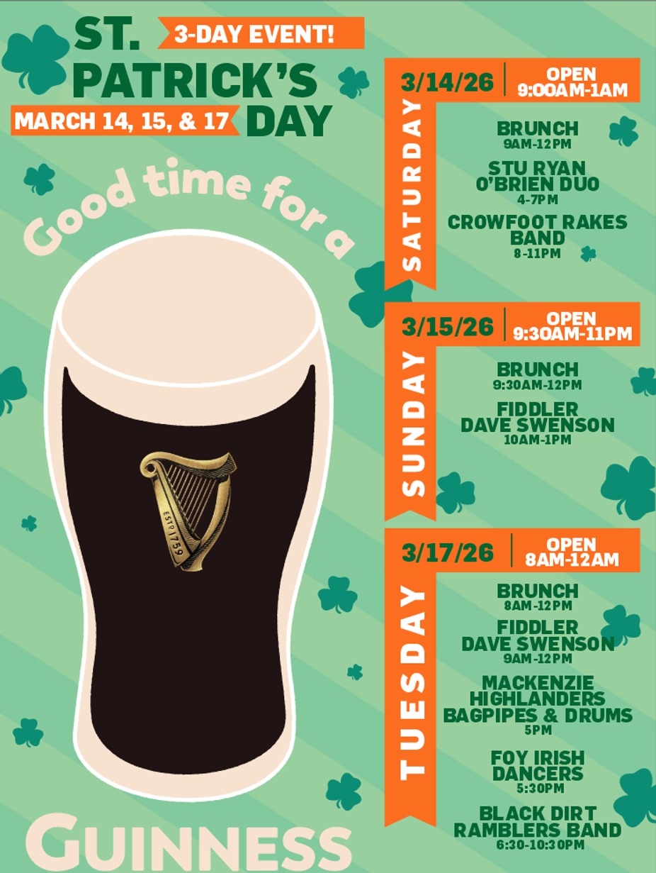 ST. PATRICK'S DAY Sunday! event photo