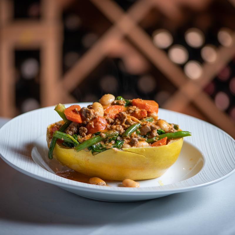 menu item 10 of 10, Stuffed Spaghetti Squash