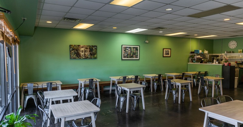 Diner tables, chairs