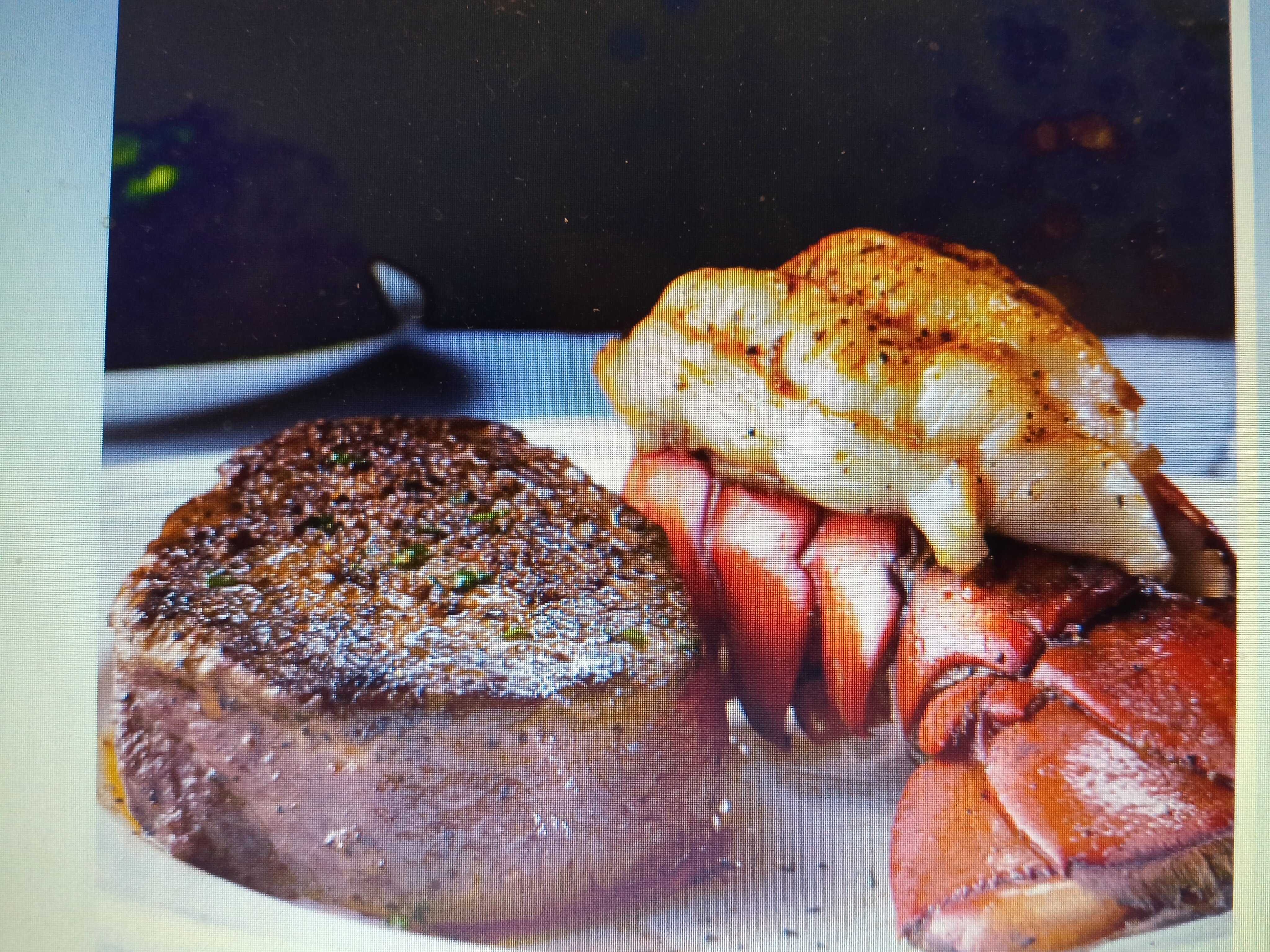 Steak and Lobster tail dinner