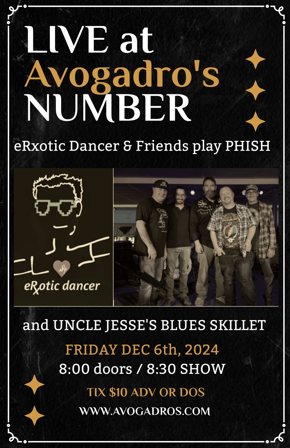 Jesse's Blues Skillet and eRxotic Dancer perform the music of Phish event photo