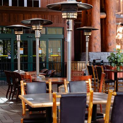 Exterior, tables outside