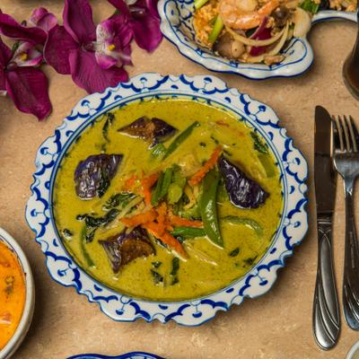 Green curry.