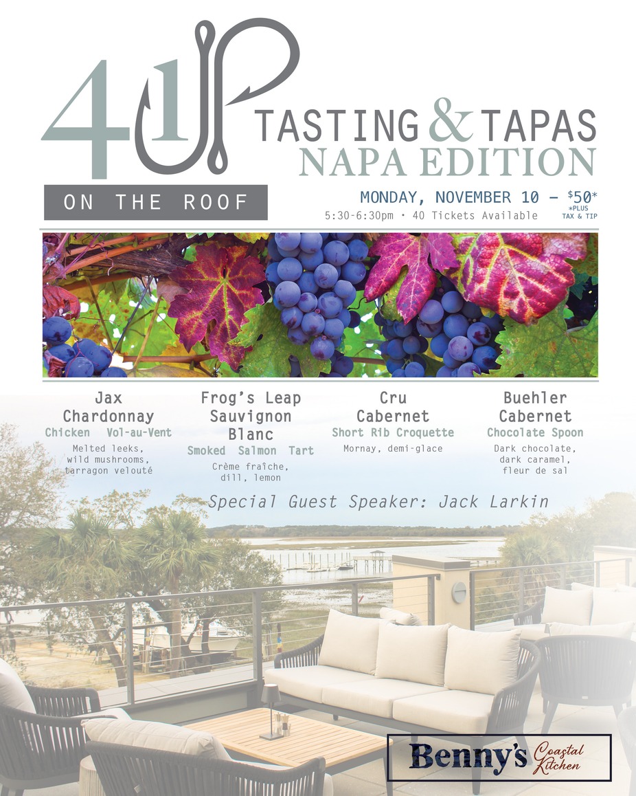 Tasting & Tapas Napa Edition at 41 UP event photo