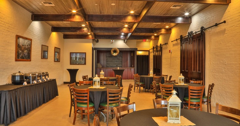 Interior, dining area