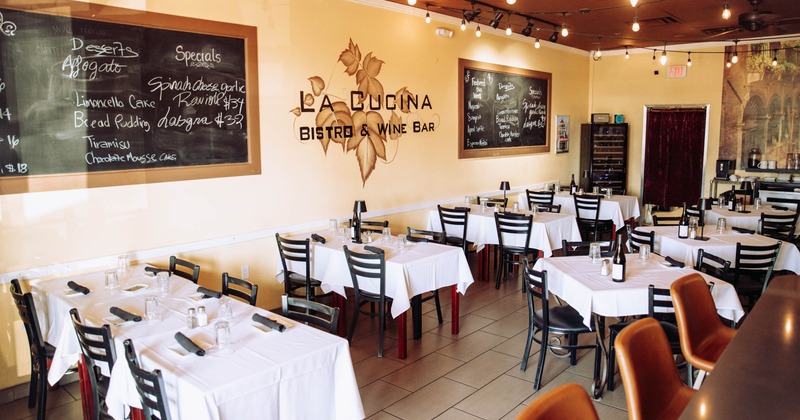 Interior seating area