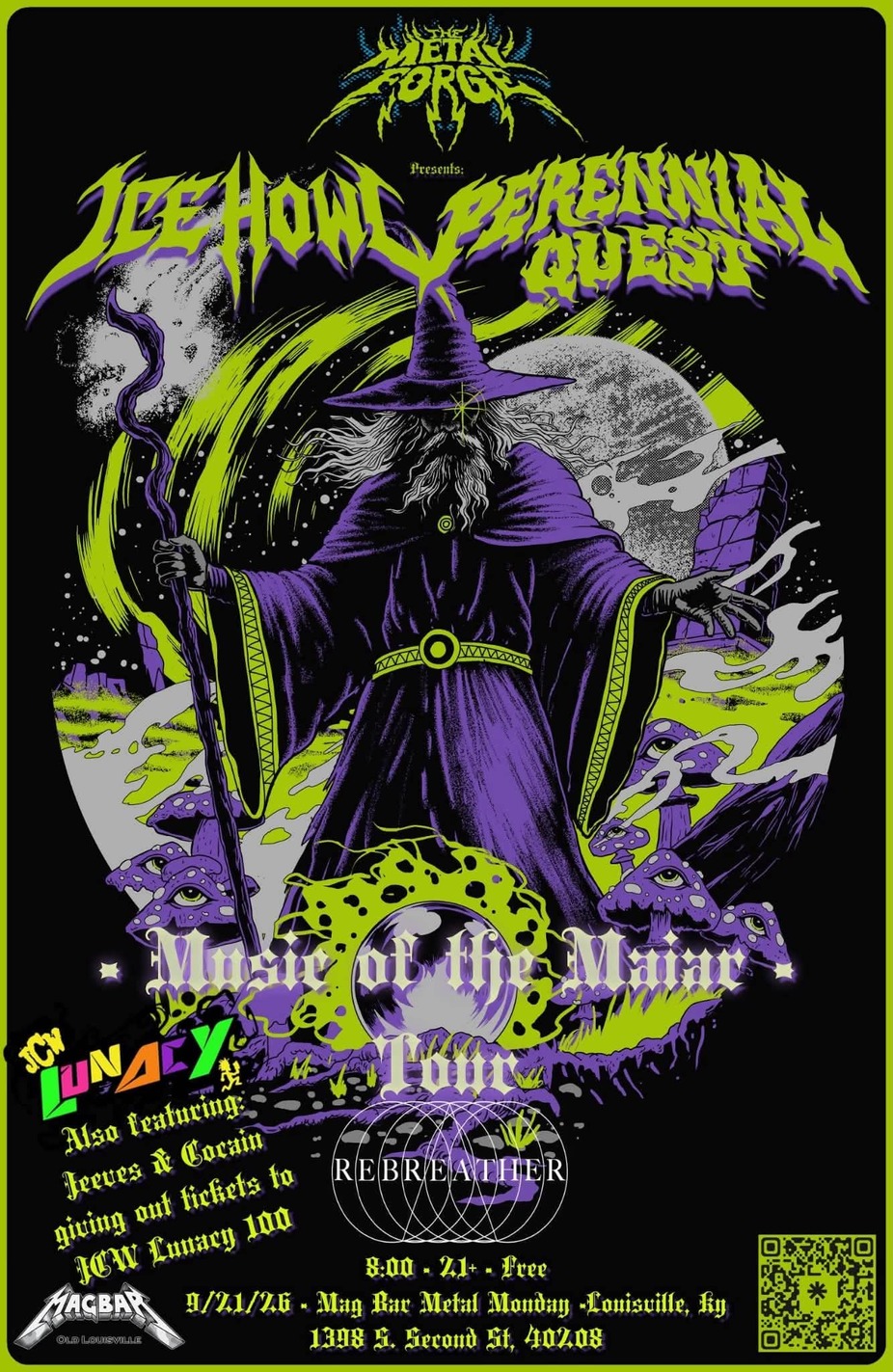 Mag Bar Metal Monday presents Ice Howl with Perennial  Quest and Rebreather event photo