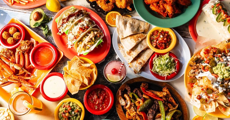 Various food on the table