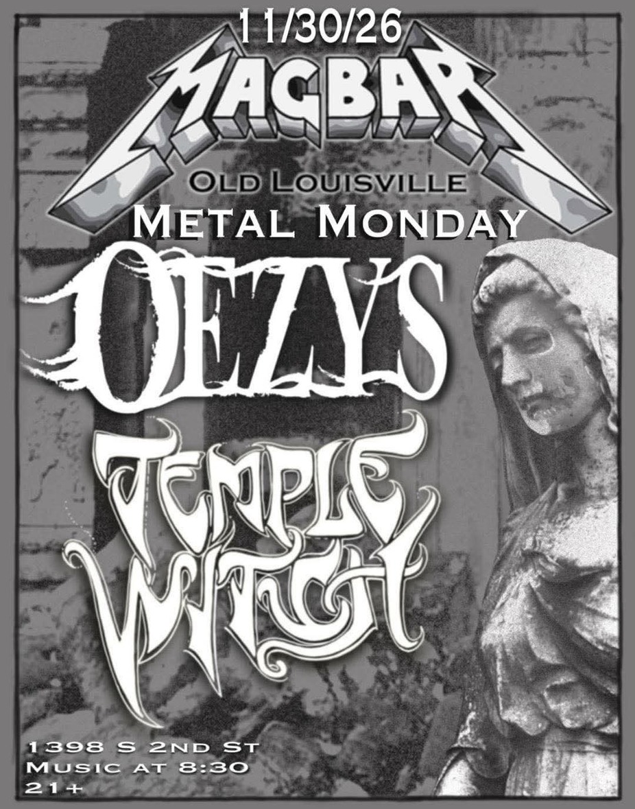 Mag Bar Metal Monday presents - Oezys and Temple Witch event photo