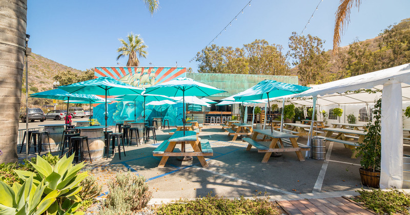 Outdoor seating area