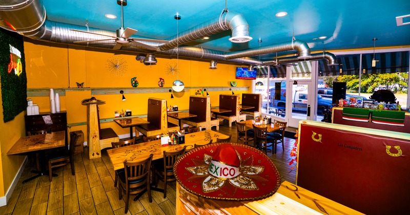 Interior seating area