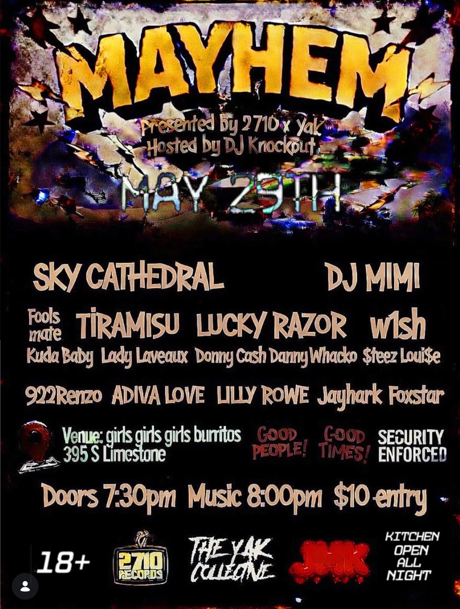 Mayhem! event photo