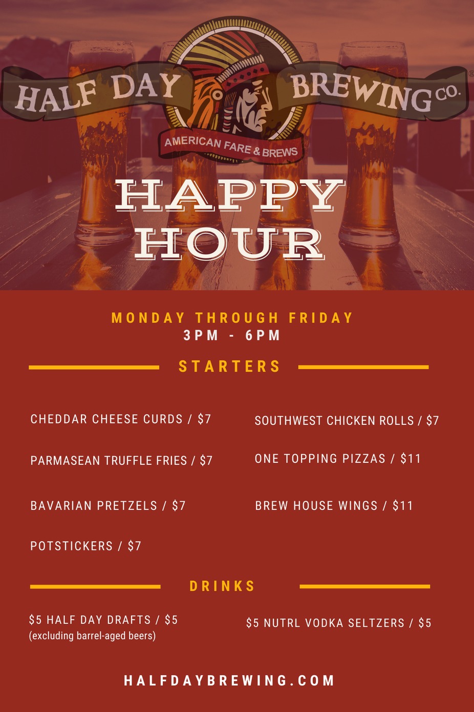 Happy Hour at Half Day Brewing event photo